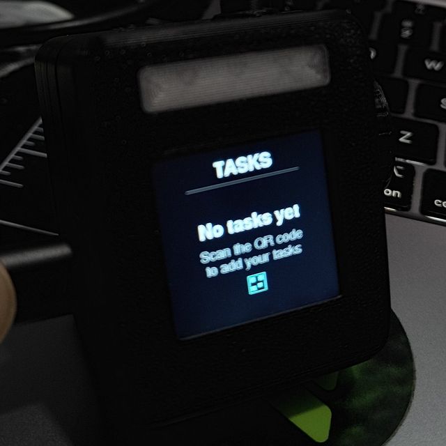 Tasky's tasks screen